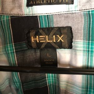 Mens L plaid Shirt
